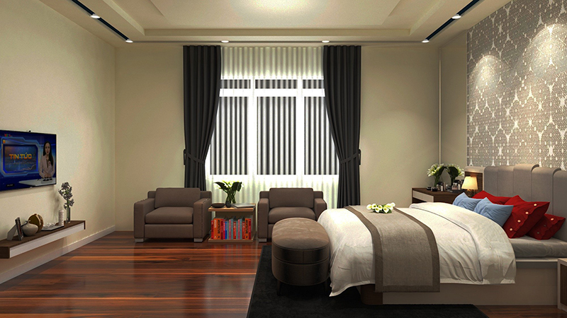 Phòng ngủ master có view đẹp